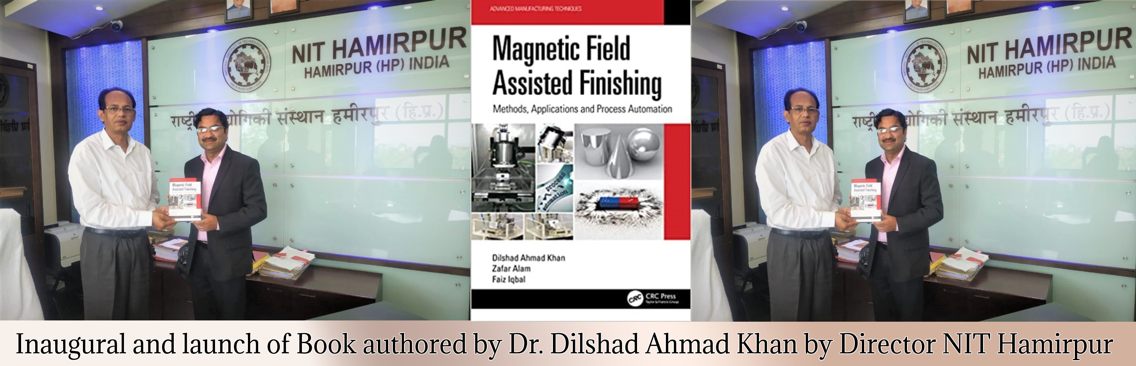 Book authored by Dr. Dilshad Ahmad Khan by Director NIT Hamirpur