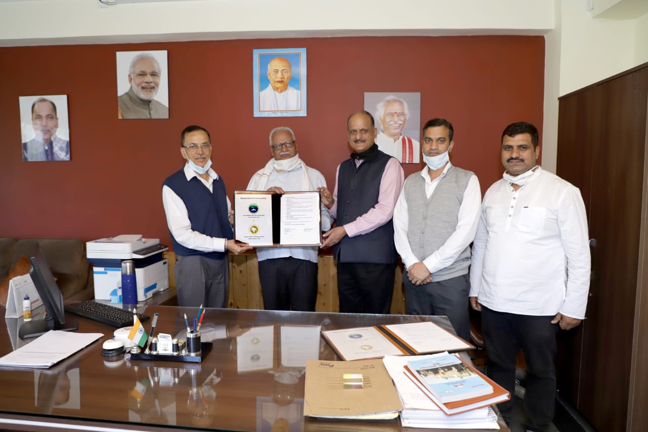 MOU Between Cluster University Mandi and NIT Hamirpur